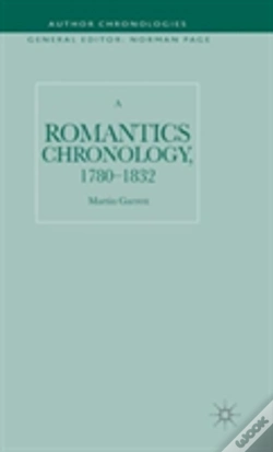 Capa do artigo A Romantics Chronology, 1780-1832