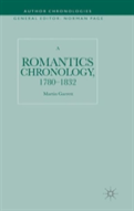 A Romantics Chronology, 1780-1832