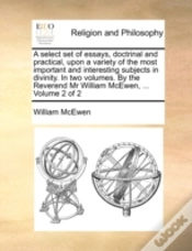 Capa do artigo A Select Set Of Essays, Doctrinal And Pr