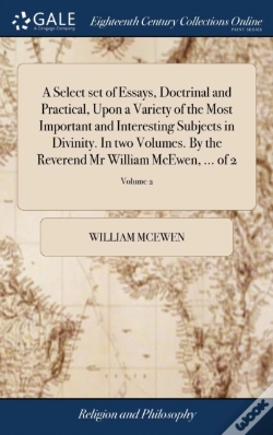 Capa do artigo A Select Set Of Essays, Doctrinal And Pr