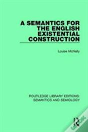 Capa do artigo A Semantics For The English Existential Construction