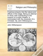 Capa do artigo A Serious Enquiry Into The Nature And Ef