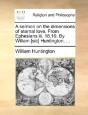 A Sermon On The Dimensions Of Eternal Lo - Preview
