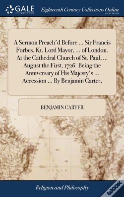 Capa do artigo A Sermon Preach'D Before ... Sir Francis