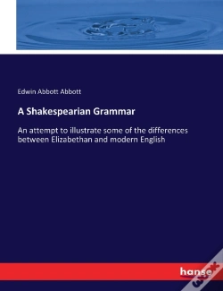 Capa do artigo A Shakespearian Grammar