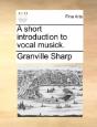 A Short Introduction To Vocal Musick. - Preview