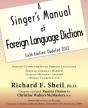A Singer'S Manual Of Foreign Language Dictions - Preview