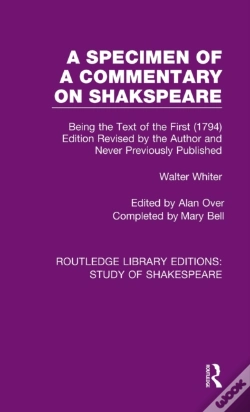 Capa do artigo A Specimen Of A Commentary On Shakspeare