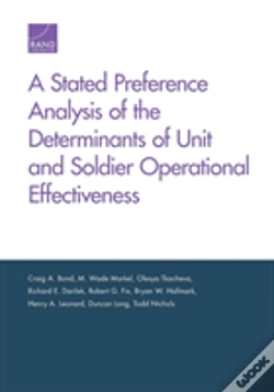 Capa do artigo A Stated Preference Analysis Of The Determinants Of Unit And Soldier Operational Effectiveness