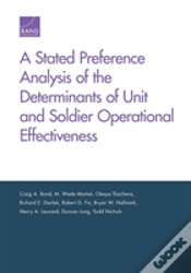 Capa do artigo A Stated Preference Analysis Of The Determinants Of Unit And Soldier Operational Effectiveness