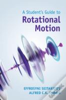 A Student'S Guide To Rotational Motion