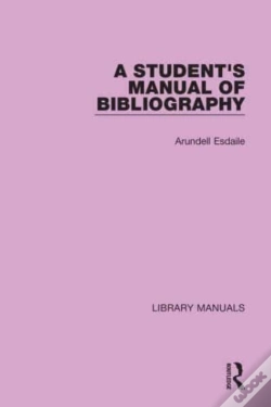 Capa do artigo A Student'S Manual Of Bibliography