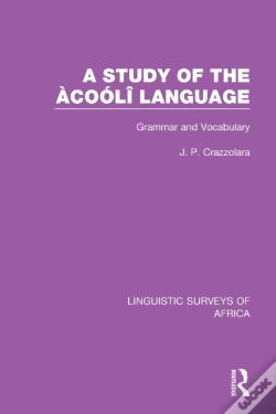 Capa do artigo A Study Of The Acooli Language