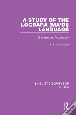Capa do artigo A Study Of The Logbara (Ma'Di) Language
