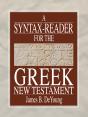 A Syntax-Reader For The Greek New Testament - Preview