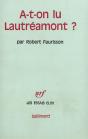 A T On Lu Lautreamont - Preview