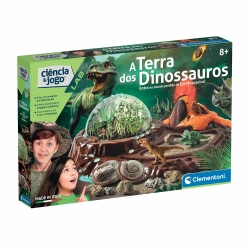 Capa do artigo A Terra Dos Dinossauros Clementoni Ciência & Jogo Lab 67400