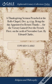 Capa do artigo A Thanksgiving Sermon Preached At The Ro