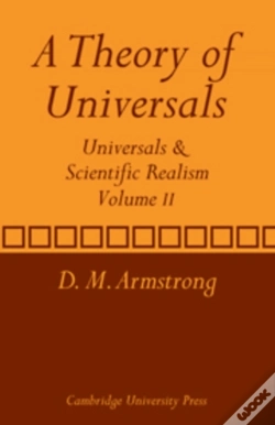 Capa do artigo A Theory Of Universals: Volume 2
