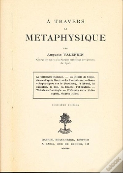 Capa do artigo A Travers La Metaphysique
