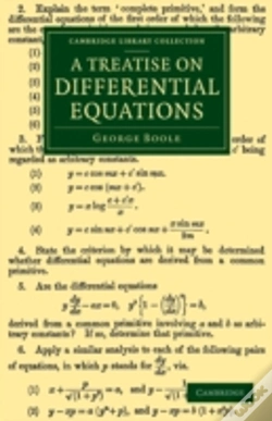 Capa do artigo A Treatise On Differential Equations