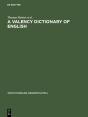 A Valency Dictionary Of English - Preview