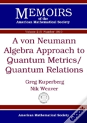 Capa do artigo A Von Neumann Algebra Approach To Quantum Metrics