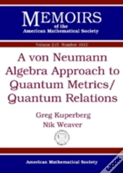 Capa do artigo A Von Neumann Algebra Approach To Quantum Metrics