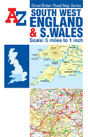 A-Z Sw England & S Wales Road Map - Preview