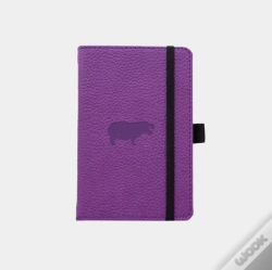 Capa do artigo A6 Pocket Purple Hippo Notebook