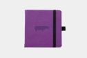 A6 Pocket Purple Hippo Notebook