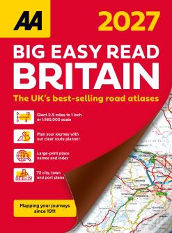 Aa Big Easy Read Atlas Britain 2027