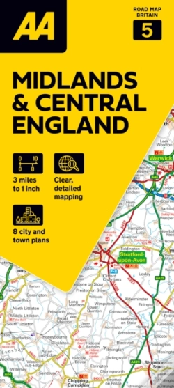Capa do artigo Aa Road Atlas Midlands & Central England