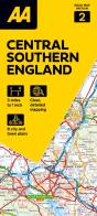 Aa Road Map Central Southern England - Preview