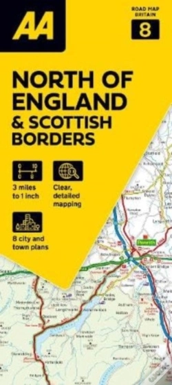 Capa do artigo Aa Road Map North Of England & Scottish Borders