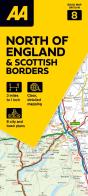 Aa Road Map North Of England & Scottish Borders - Preview