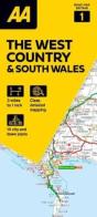Aa Road Map The West Country & South Wales - Preview