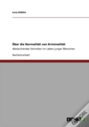 Capa do artigo Aã…Â€Œber Die Normalitaã‚Â¤T Von Kriminalitaã‚Â¤T