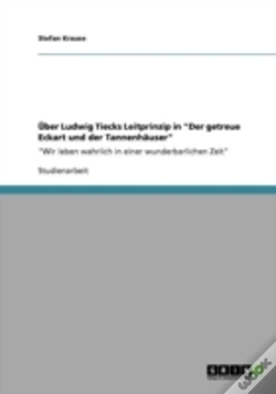 Capa do artigo Aã…Â€Œber Ludwig Tiecks Leitprinzip In "Der Getreue Eckart Und Der Tannenhaã‚Â¤User"