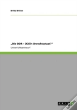 Capa do artigo Aã¢Â€Šâ¬Zdie Ddr Aã¢Â€Šâ¬" (K)Ein Unrechtsstaat?Aã¢Â€Šâ¬Ã…Â€Œ