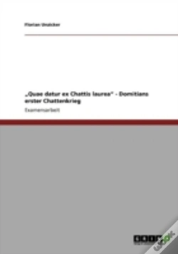 Capa do artigo Aã¢Â€Šâ¬Zquae Datur Ex Chattis Laureaaã¢Â€Šâ¬Ã…Â€Œ - Domitians Erster Chattenkrieg