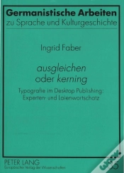 Capa do artigo Ã‚Â«Ausgleichenã‚Â» Oder Ã‚Â«Kerningã‚Â»