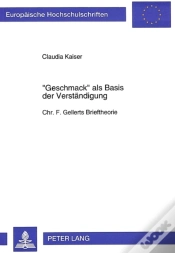 Capa do artigo Ã‚Â«Geschmackã‚Â» Als Basis Der Verstaendigung