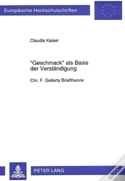 Capa do artigo Ã‚Â«Geschmackã‚Â» Als Basis Der Verstaendigung