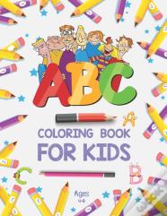 Abc Coloring Book For Kids Ages 4-8