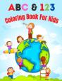 Abc & 123 Coloring Book For Kids - Preview