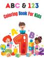 Abc & 123 Coloring Book For Kids - Preview