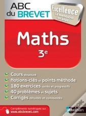 Abc Excellence Brevet Maths 3e