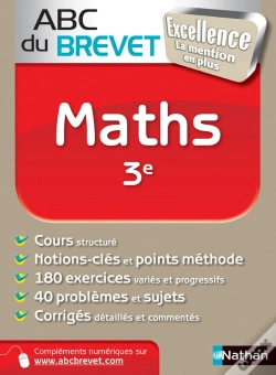 Capa do artigo Abc Excellence Brevet Maths 3e