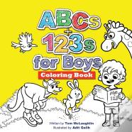 Abcs And 123s For Boys Coloring Book